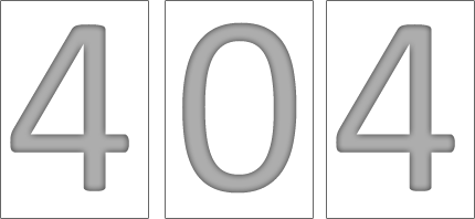404 - Page Not Found